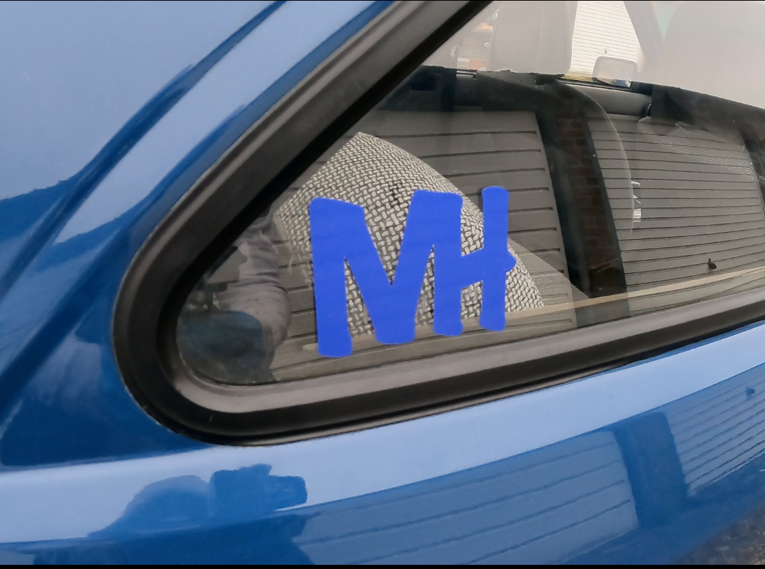 MH VINYL DECAL *DARK BLUE*