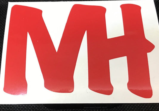MH VINYL DECAL *RED*
