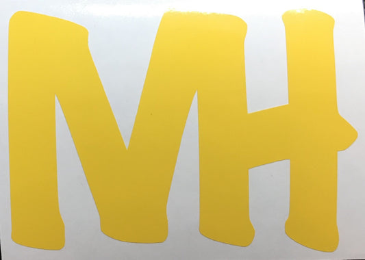 MH VINYLY DECAL *YELLOW*