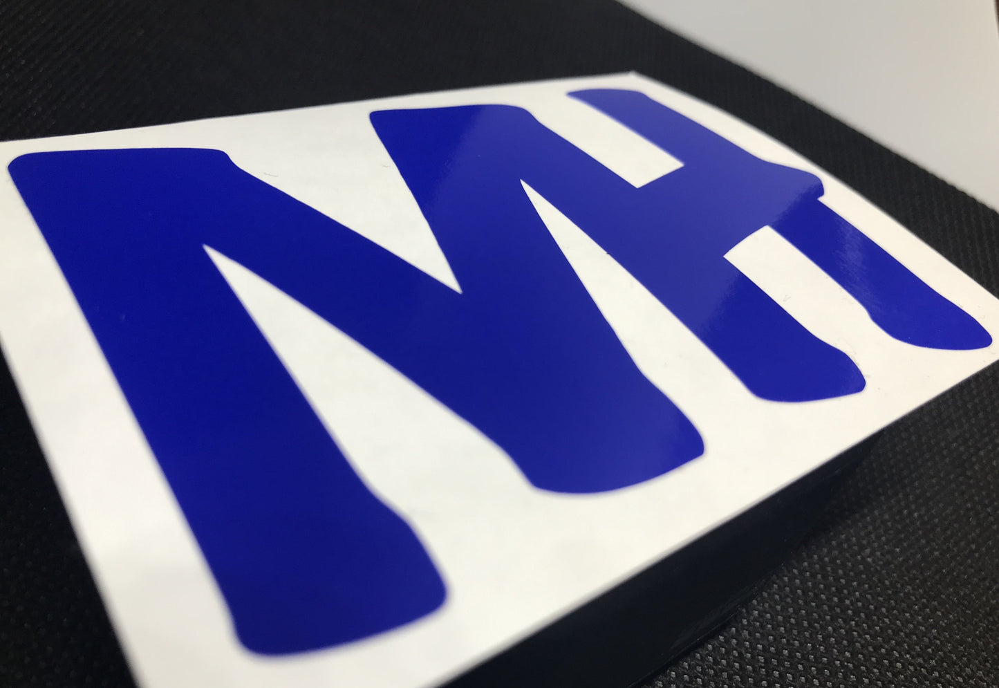 MH VINYL DECAL *DARK BLUE*