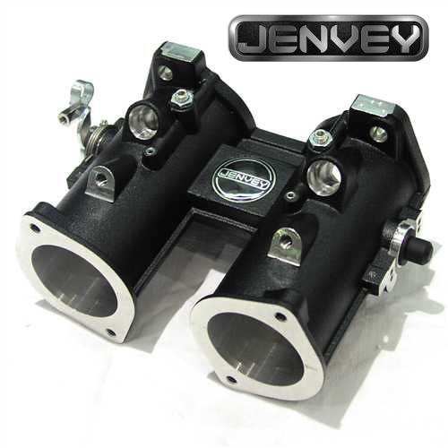 JENVEY 2 x 50MM SIDEDRAUGHT THROTTLE BODIES WITH IDLE BYPASS ADJUSTMENT