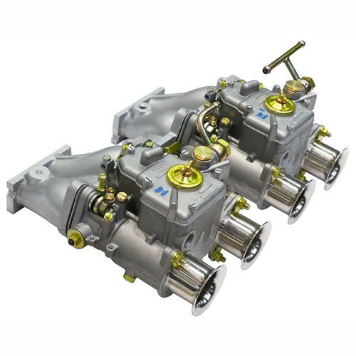 WEBER TWIN CARB KIT: 45 DCOEx2 FORD PRE-X/FLOW