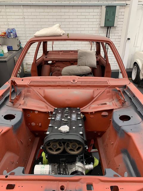 GLENN RICHARDSON's MK2 ESCORT @ CLUMPFAB! 😃