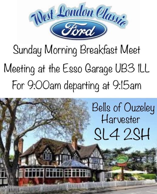 WEST LONDON CLASSIC FORD MEET 2MORROW!!! 👍