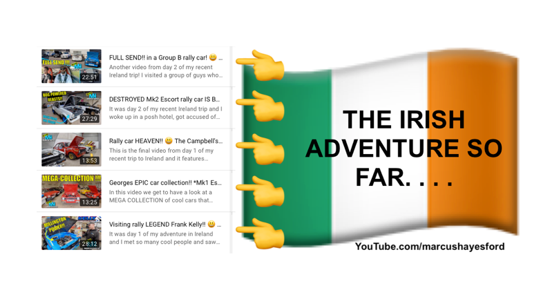 5 IRELAND VIDEOS SO FAR BUT MORE TO COME IN A FEW DAYS! 🇮🇪