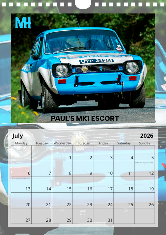 JULY CALENDAR CAR - PAULS EPIC MK1 ESCORT!!! 😍