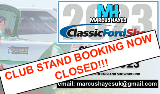 FINAL CLASSIC FORD CLUBSTAND LIST! 👍