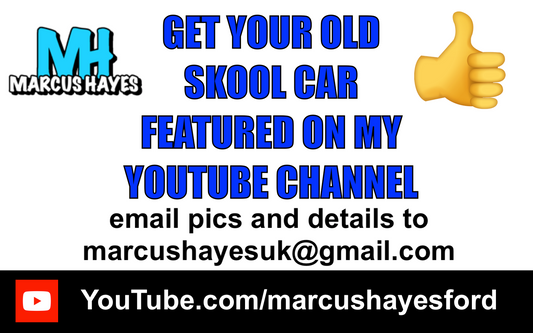 GET YOUR OLD SKOOL CAR FEATURED ON MY YOUTUBE CHANNEL! 👍