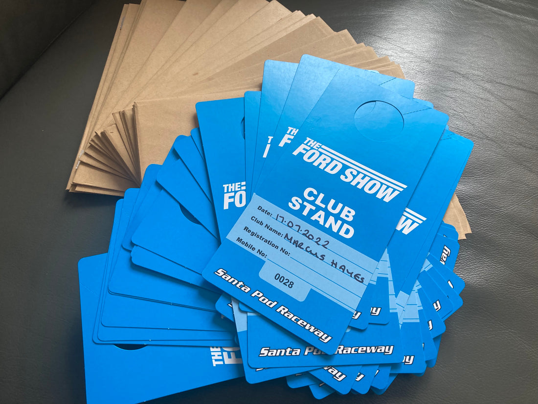 FORD SHOW CLUB STAND PASSES HAVE ARRIVED!! 😃