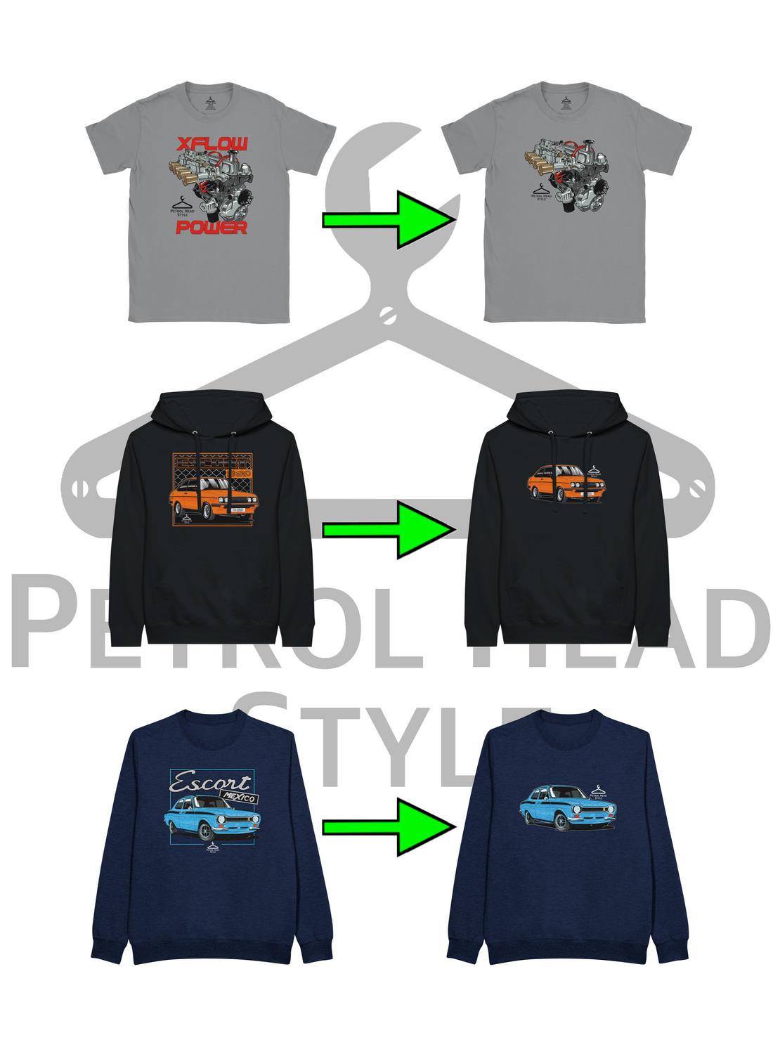 NEW VARIATIONS OF CLOTHING @ PETROL HEAD STYLE! 👍