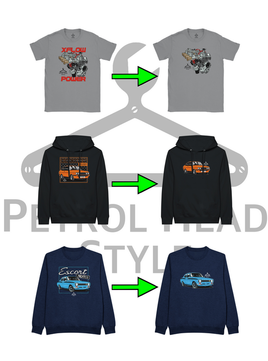 NEW VARIATIONS OF CLOTHING @ PETROL HEAD STYLE! 👍