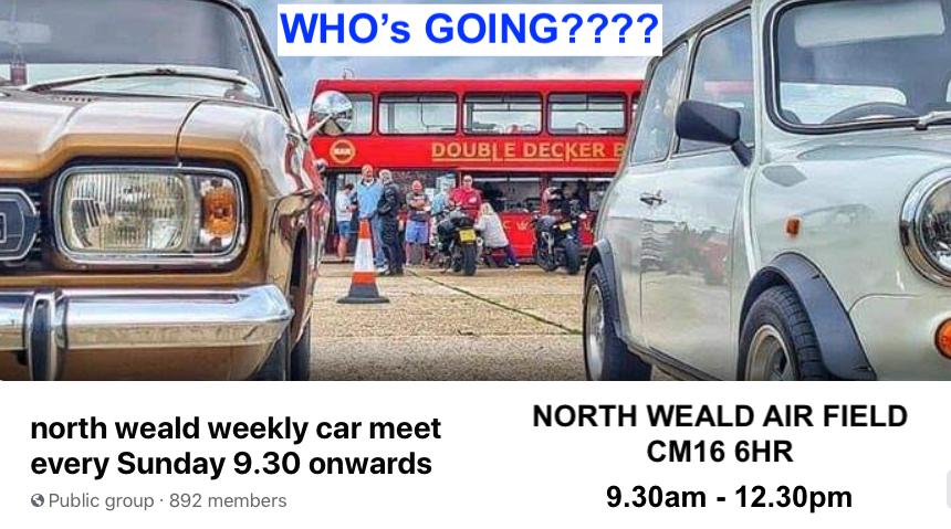 NORTH WEALD CAR MEET 2DAY!👍