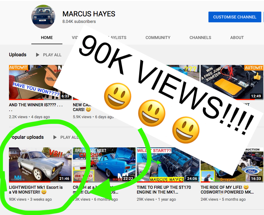 90K VIEWS IN 3 WEEKS! 😃