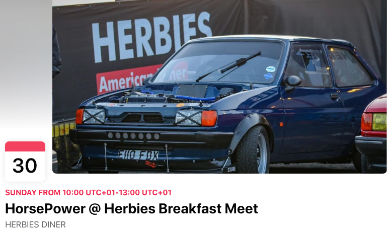 HORSEPOWER @ HERBIES **2MORROW MORNING** 😃