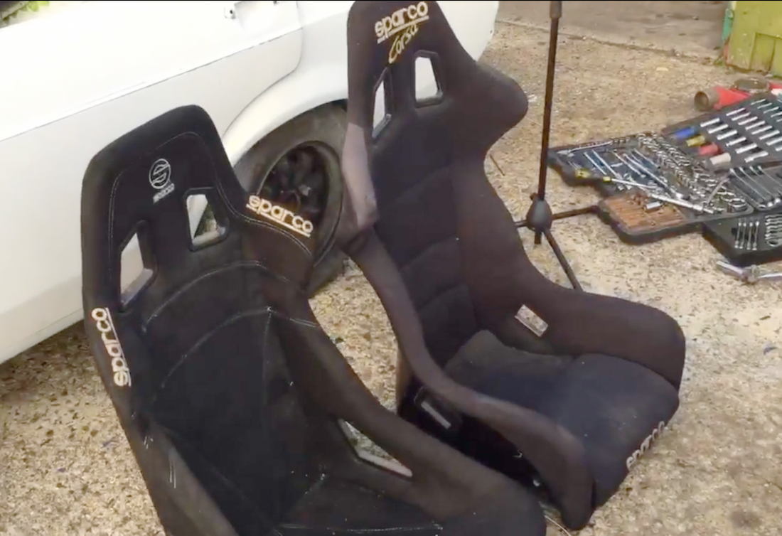 MAUDE'S NEW SEATS! 😃 THANKS GARY! 👍