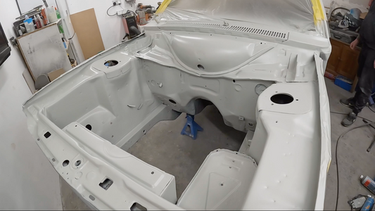 'HEIDI'S' ENGINE BAY AND DOOR SHUTS ARE NOW IN 2K PRIMER! 😃