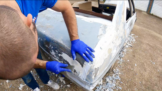 PAINT STRIPPING 'HEIDI'S' EXTERIOR! 😃