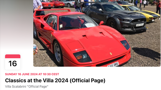 CLASSICS AT THE VILLA 2024 2MORROW!! 🇮🇹