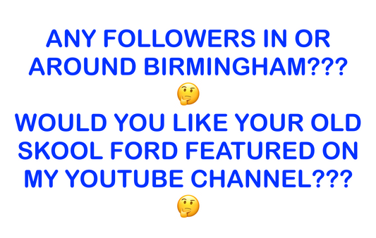 CALLING FOLLOWERS IN OR AROUND BIRMINGHAM! 👋