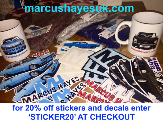 20% SALE ON ALL STICKERS AND DECALS! 😃