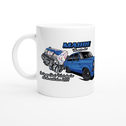 'MAUDE' THE ST170 MORE-DOOR MK2 ESCORT MUG (Gloss Finish/White mug)