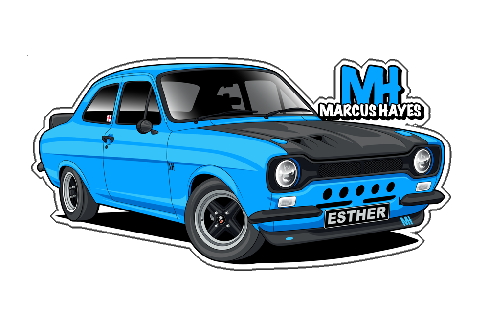 *BRAND NEW* 'ESTHER' The ST170 MK1 ESCORT Magnet