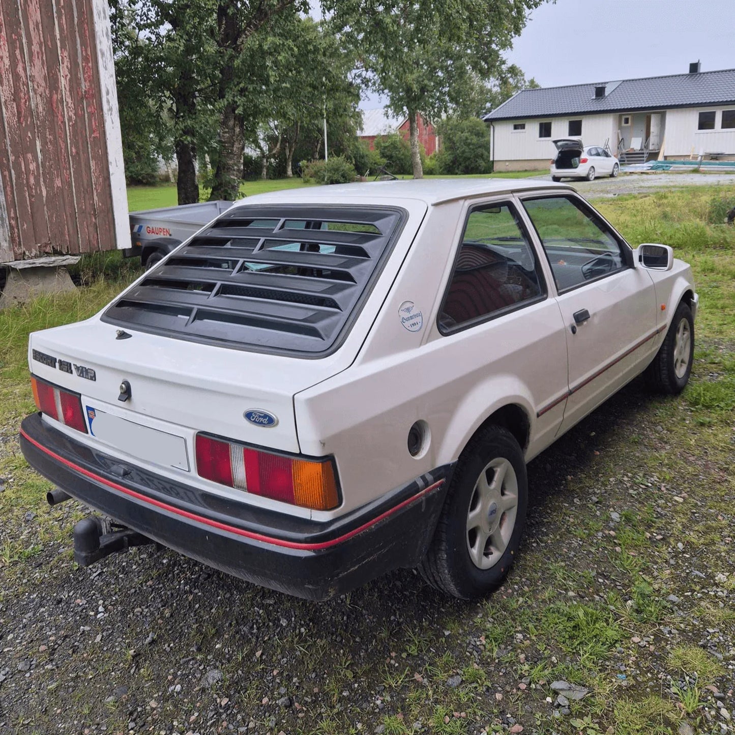 Ford Escort Mk4 Rear Window Louvre