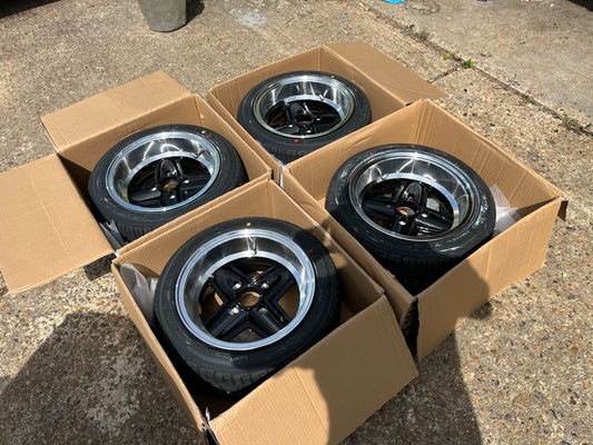 *RAFFLE* 13 x 7 'Revolution' 4 spoke alloy wheels!