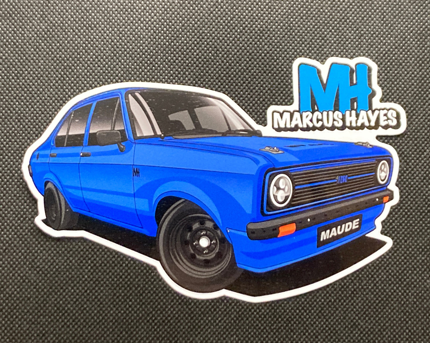 'MAUDE' The more-door MK2 ESCORT sticker