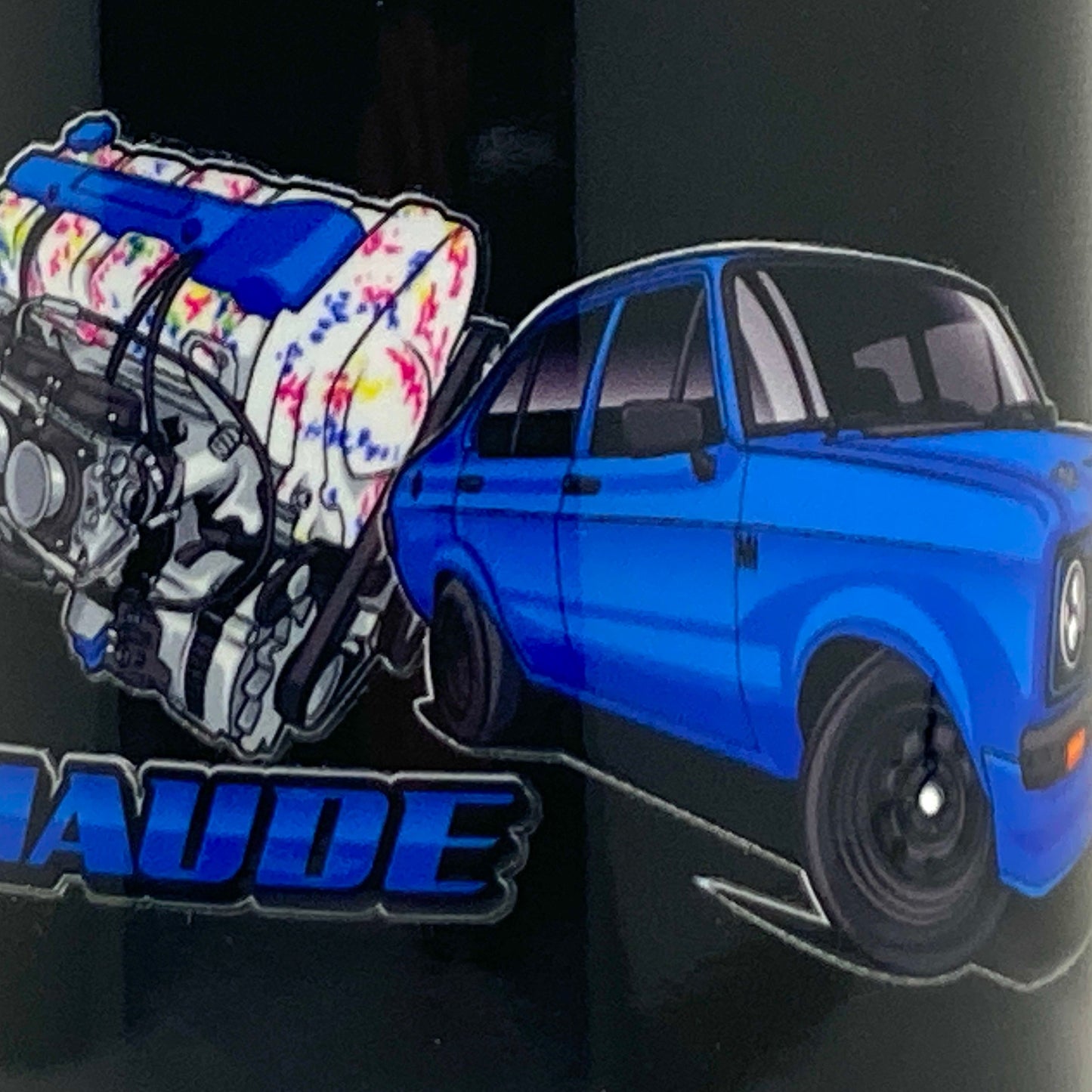 'MAUDE' THE MORE-DOOR MK2 ESCORT MUG (Gloss Finish/Black mug)