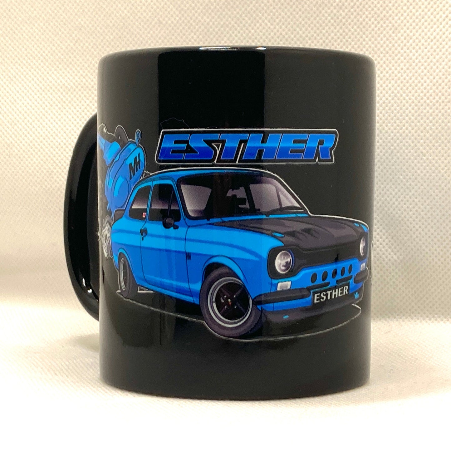 'ESTHER' The ST170 MK1 ESCORT MUG (Gloss Finish/Black mug)