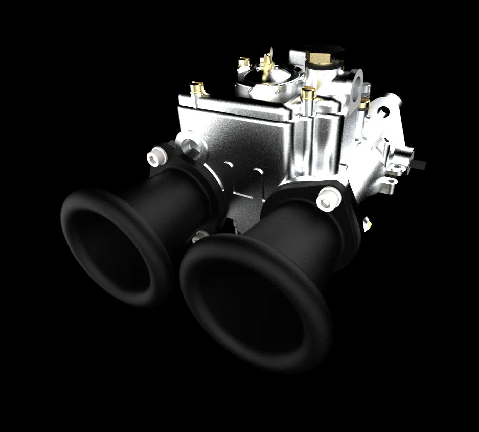 DCOE Carburettor Velocity Stack set - ram pipe design