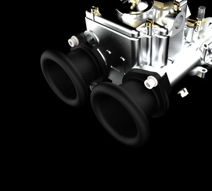 DCOE Carburettor Velocity Stack set - ram pipe design