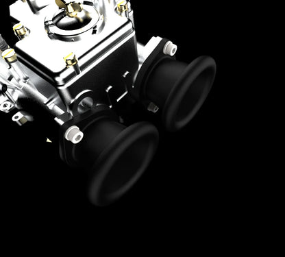 DCOE Carburettor Velocity Stack set - ram pipe design