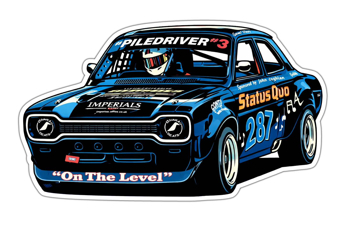 February Calendar Car Vinyl Magnet – Greg’s Mk1 Escort Hot Rod | Official MH 2026