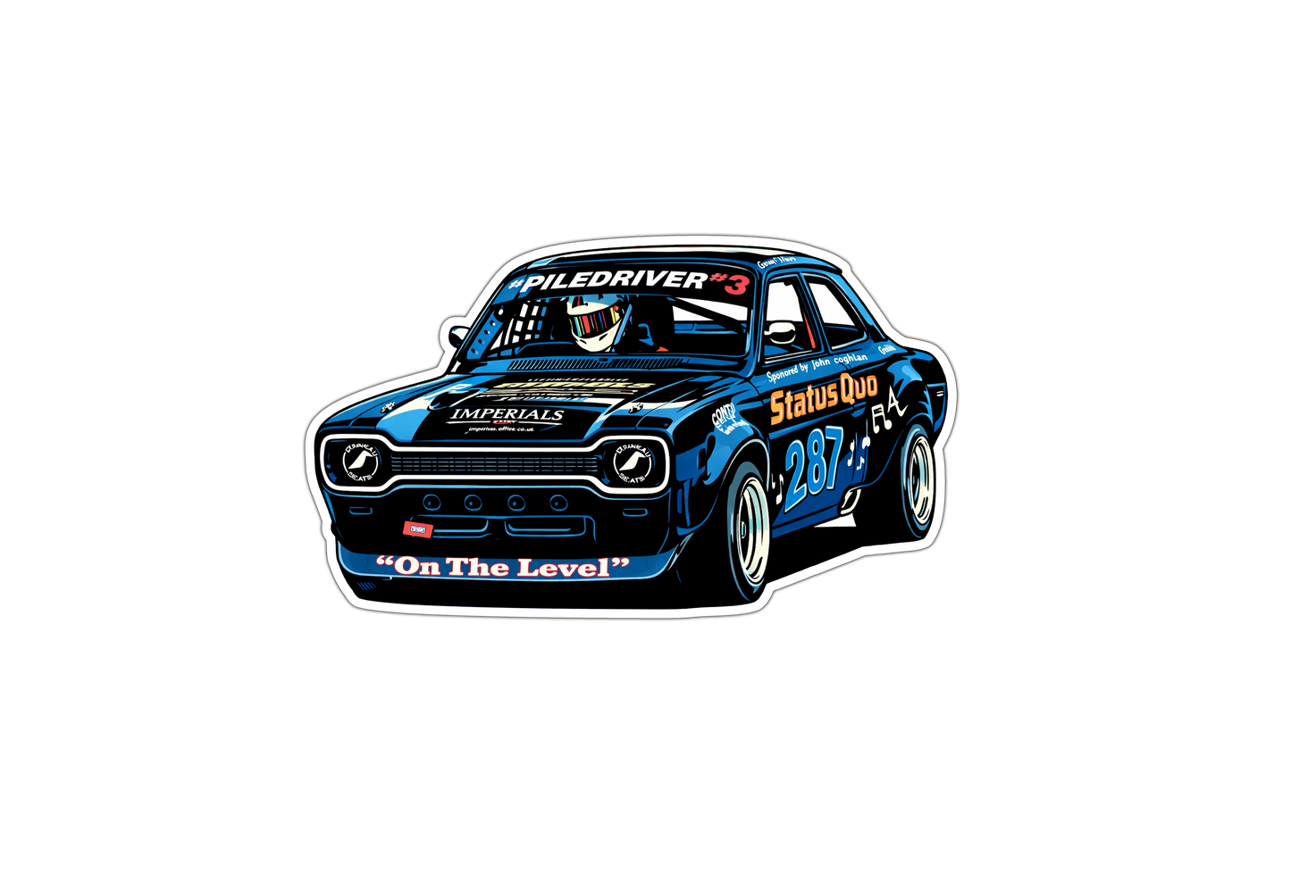 February Calendar Car Vinyl Magnet – Greg’s Mk1 Escort Hot Rod | Official MH 2026