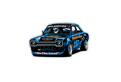 February Calendar Car Vinyl Magnet – Greg’s Mk1 Escort Hot Rod | Official MH 2026