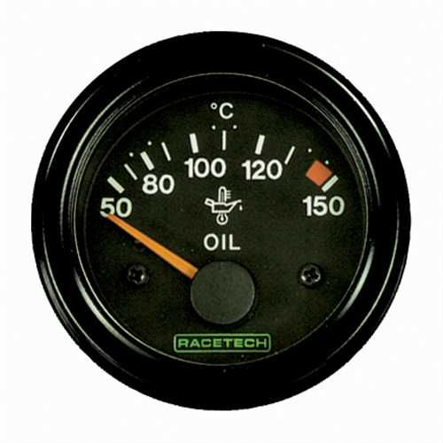 RACETECH ELECTRICAL OIL TEMPERATURE GAUGE 150C