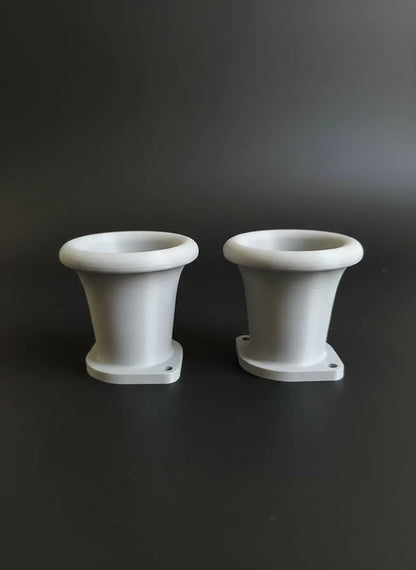 DCOE Carburettor Velocity Stack set - ram pipe design