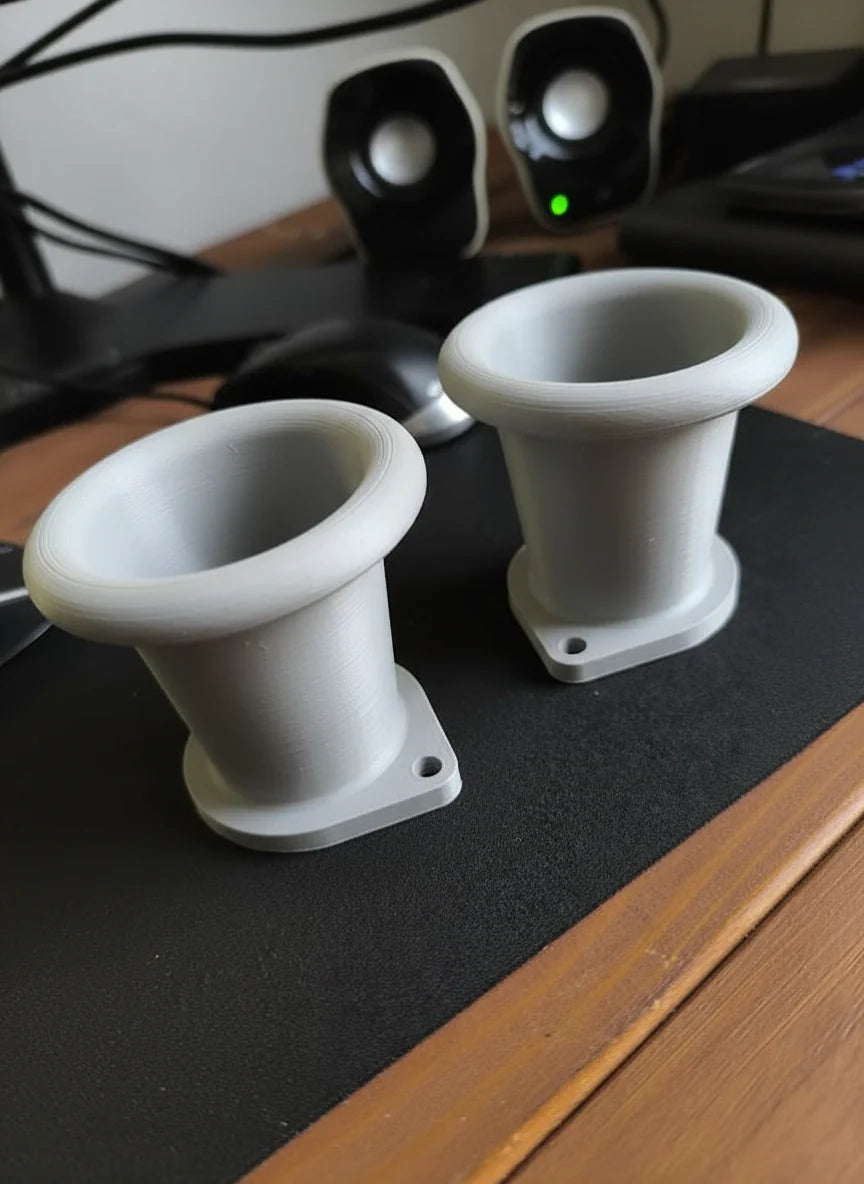 DCOE Carburettor Velocity Stack set - ram pipe design