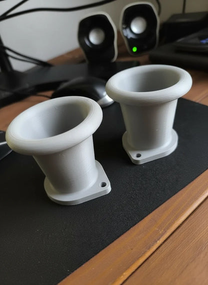 DCOE Carburettor Velocity Stack set - ram pipe design