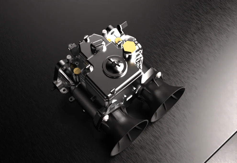 DCOE Carburetor Velocity Stacks - ABS Printed, 50mm Length, Set of 4