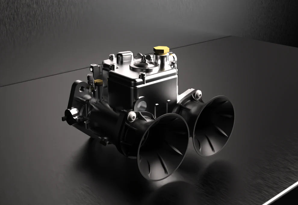 DCOE Carburetor Velocity Stacks - ABS Printed, 50mm Length, Set of 4