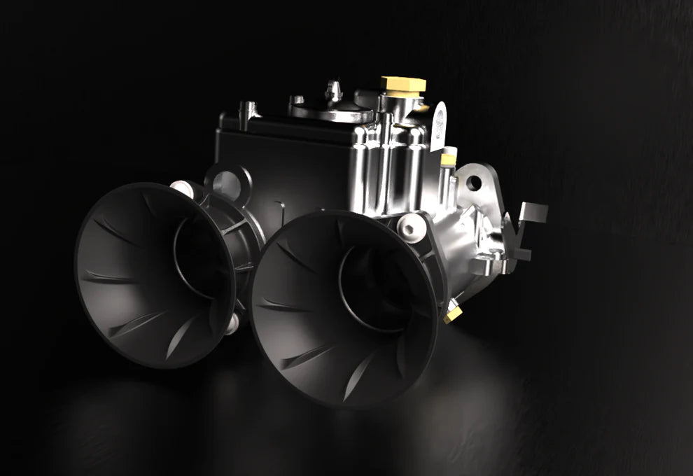 DCOE Carburetor Velocity Stacks - ABS Printed, 50mm Length, Set of 4