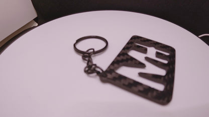 CARBON FIBRE MH KEYRING version 2