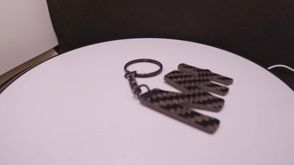 CARBON FIBRE MH KEYRING version 1