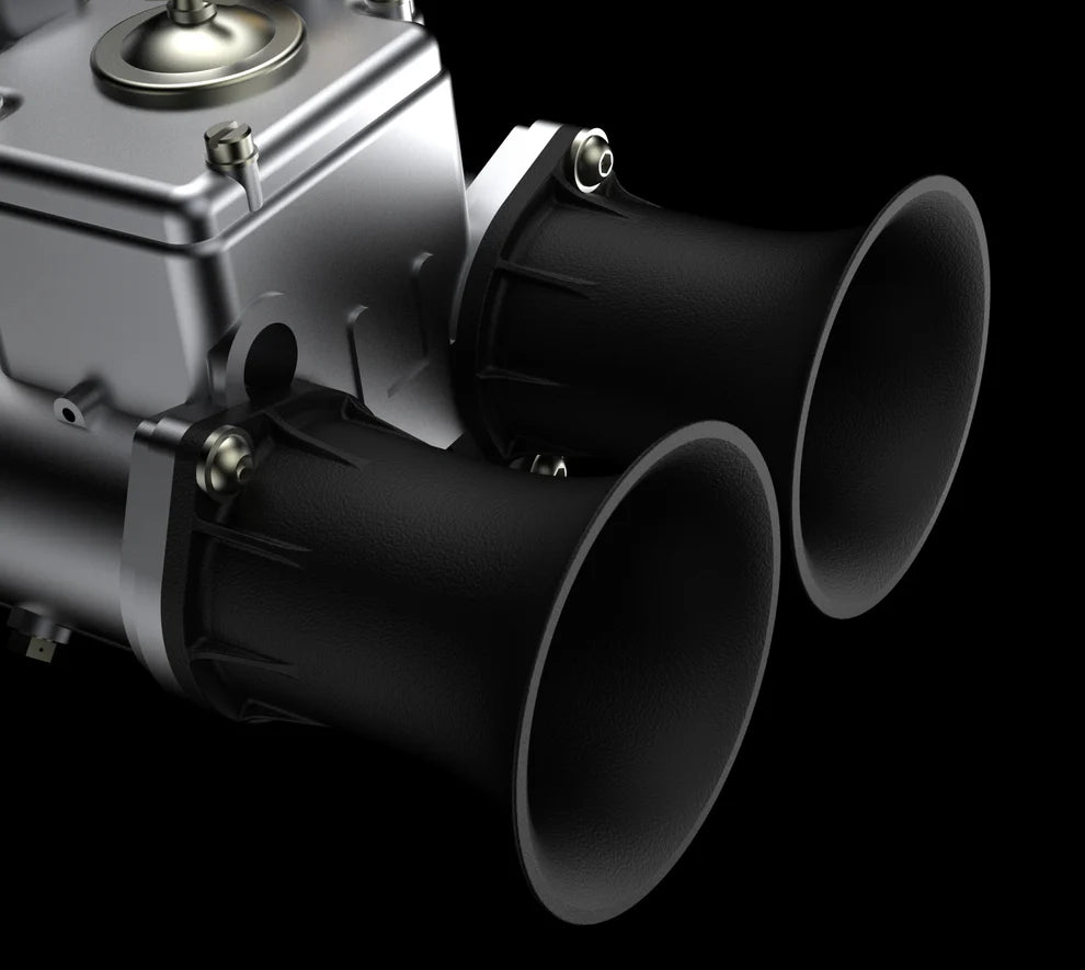 DCOE Carburetor Velocity Stacks - ABS Printed, 80mm Length, Set of 4