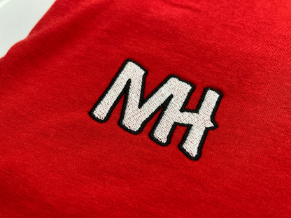 'MH' EMBROIDERED T-shirt