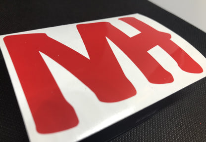 MH VINYL DECAL *RED*