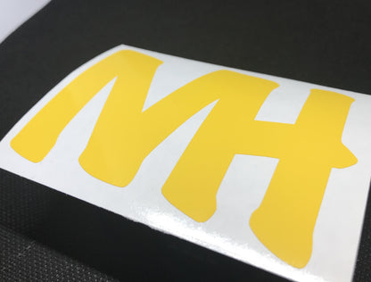 MH VINYLY DECAL *YELLOW*